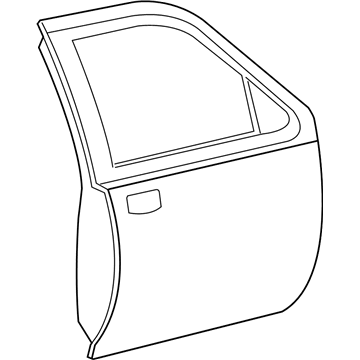 Ford 4L2Z-3524630-AA Door Assembly - Rear - Left