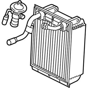 Mercury 6L2Z-19860-EB Core - Air Conditioning Evaporator