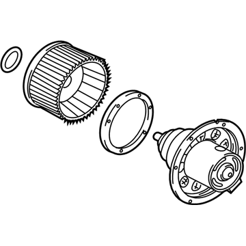 Mercury 6L2Z-19805-B Fan And Motor Assembly