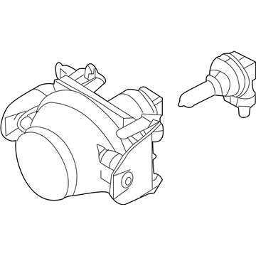 Mercury 6E5Z-15200-A Lamp Assembly - Fog