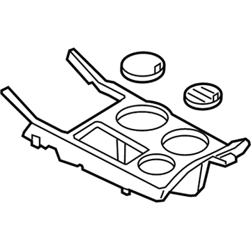 Ford Police Interceptor Utility Center Console Base - DB5Z-78045A76-HA