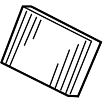Ford XW4Z-19N619-AC Filter - Pollen