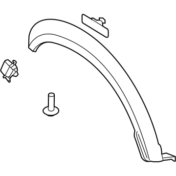 Ford NL3Z-16038-BB Wheel Opening Molding