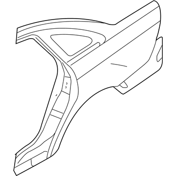 Ford 5G1Z-5427840-AA Panel - Quarter - Outer