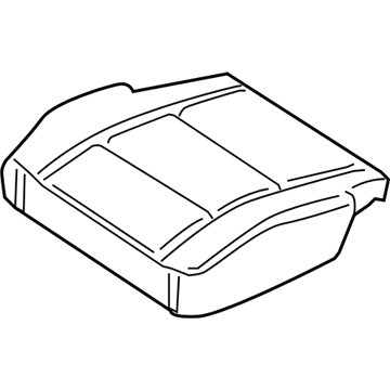 Ford 5F9Z-7463804-CAA Cover Assembly - Rear Seat