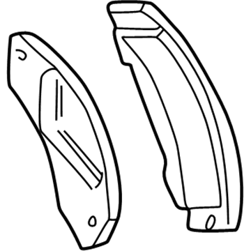 Mercury 2U2Z-2V001-YA Kit - Brake Lining