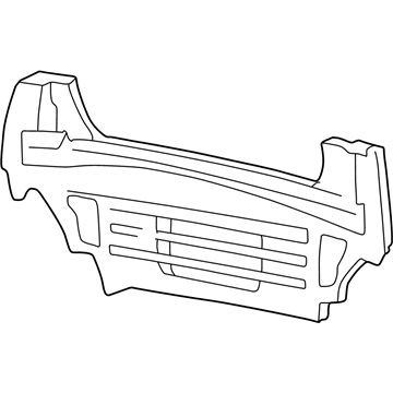 Lincoln 3W4Z-5440320-BA Panel - Back