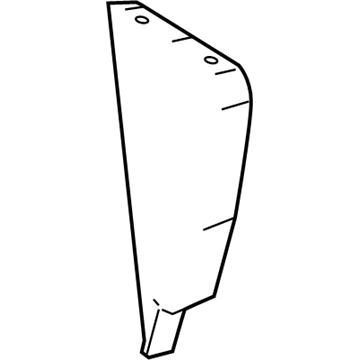 6L2Z-7866801-BA Ford Seat Back Pad, Rear Driver Side Illustration 1 of 1