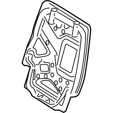 6L2Z-78613A39-GA Ford Seat Back Frame, Rear Center Driver Side Illustration 1 of 1
