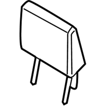 Ford 6L2Z-78611A08-CEB Headrest, Camel, Center Driver Side 6L2Z-78611A08-CEB Ford Headrest, Camel, Center Driver Side Illustration 1 of 1
