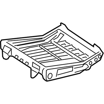 3L2Z-7863161-AA Ford Seat Frame, Rear Center Driver Side Illustration 1 of 1