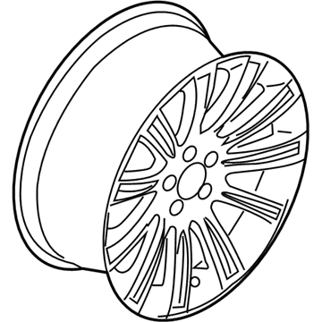 Lincoln BA5Z-1007-B Wheel Assembly