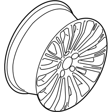 Lincoln BA1Z-1007-A Wheel Assembly