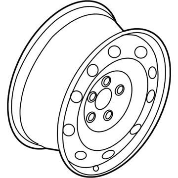 Lincoln 7T4Z-1007-B Wheel Assembly