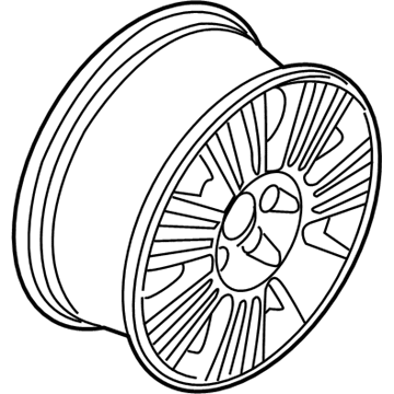 Lincoln BL7Z-1007-B Wheel Assembly