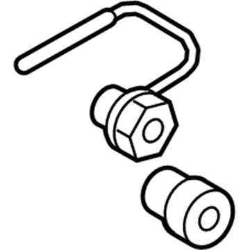 Lincoln 6L3Z-1A043-AA Nut - Wheel