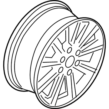 Lincoln GL7Z-1007-A Wheel Assembly