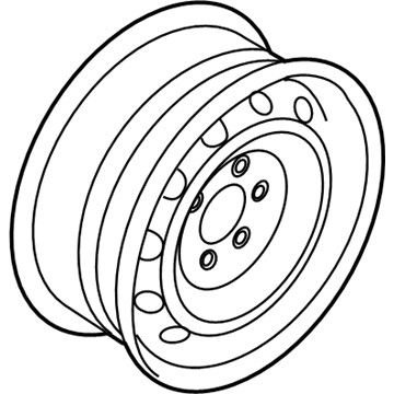 Lincoln 2L7Z-1015-BA Wheel Assembly