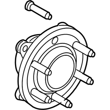 Ford CL3Z-1104-M Hub Assembly - Wheel