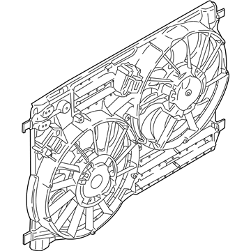Ford EJ7Z-8C607-H Motor And Fan Assembly - Engine Cooling