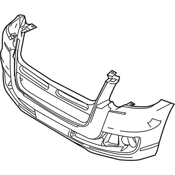 Ford Explorer Sport Trac Bumper Cover - 8A2Z-17D957-APTM