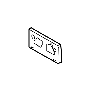 M1PZ-17A385-AC Ford Bracket - License Plate Illustration 1 of 1
