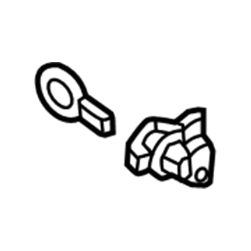 Ford DG1Z-1386-A Lock Cylinder DG1Z-1386-A Ford Lock Cylinder Illustration 1 of 1