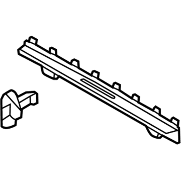 Ford DB5Z-7845726-AB Filler, Charcoal, Rear DB5Z-7845726-AB Ford Filler, Charcoal, Rear Illustration 1 of 1