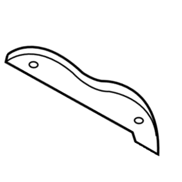 Ford F8VZ-16072-AA Sound Absorber, Driver Side F8VZ-16072-AA Ford Sound Absorber, Driver Side Illustration 1 of 1