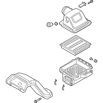 Ford ML3Z-9600-B Cleaner Assembly - Air