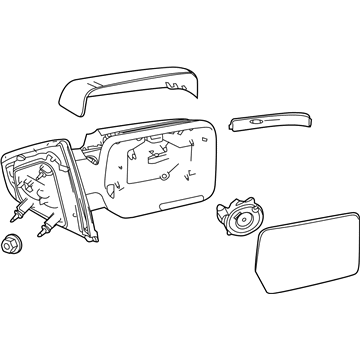 Ford 9L3Z-17683-BB Mirror Assembly - Rear View Outer