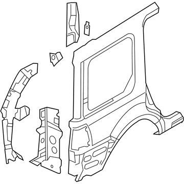 Lincoln F85Z-7827841-AA Panel - Body Side