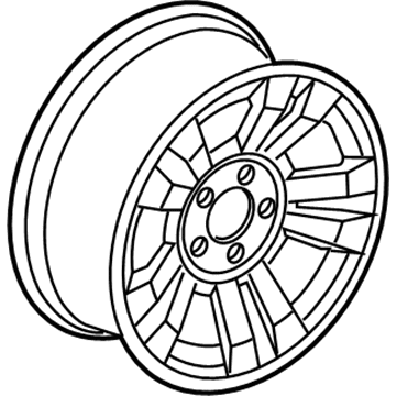 Ford 7L5Z-1007-N Wheel Assembly