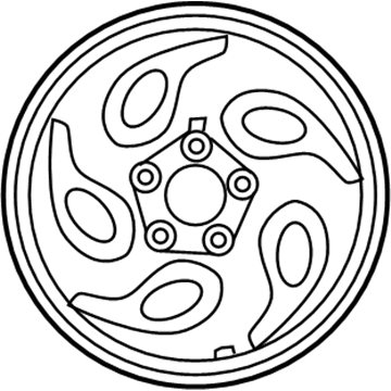 Ford F67Z-1007-NA Wheel Assembly