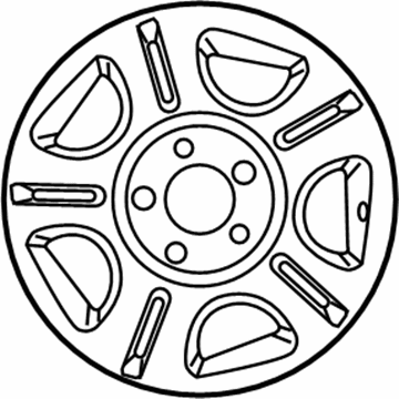 Ford 3L5Z-1007-AA Wheel Assembly