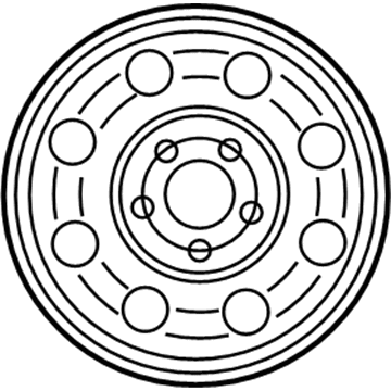 Ford 6L5Z-1007-BA Wheel Assembly