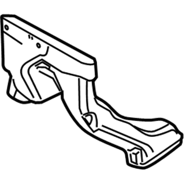 Ford BE8Z-18C297-A Duct - Heater