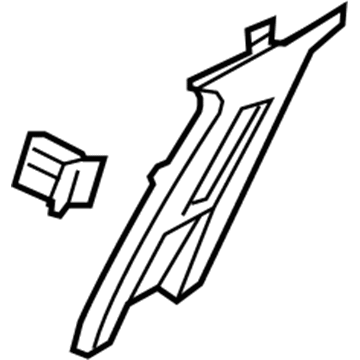 Ford D2BZ-5424356-AA Trim - B Pillar Upper