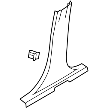 Ford D2BZ-5424346-AB Trim - B Pillar