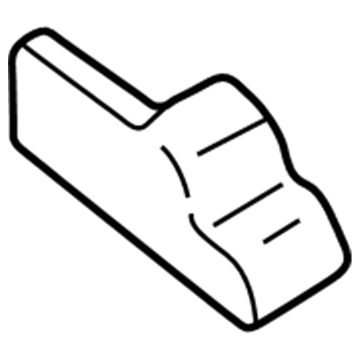 Ford XW7Z-5461748-BBC Cover - Seat Track