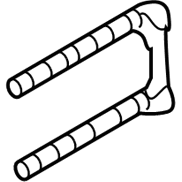 YL8Z-4529-AA Ford Drive Shaft Assembly U-Bolt Illustration 1 of 1