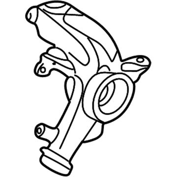 Ford 2M5Z-3K185-BA Knuckle - Front Wheel