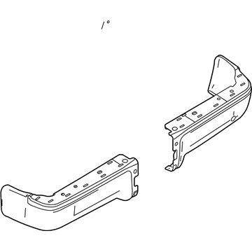 Ford 9L3Z-17906-B Bumper Assembly - Rear