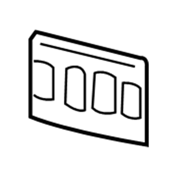 Ford 4L3Z-17A385-AAA Bracket - License Plate