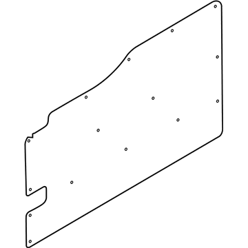 Ford CK4Z-6127411-B Panel - Door Trim Lower