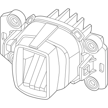 Ford RB5Z-15200-A Lamp Assembly - Fog - Front RB5Z-15200-A Ford Lamp Assembly - Fog - Front Illustration 1 of 1