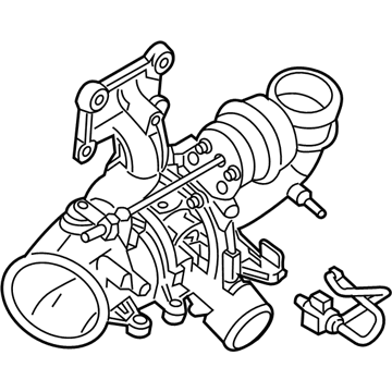 Lincoln CJ5Z-6K682-F Turbocharger Assembly