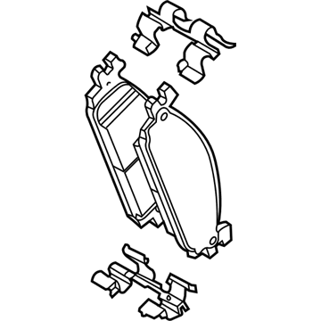 Lincoln DG1Z-2001-F Kit - Brake Lining