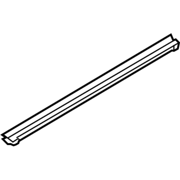 AE9Z-7425860-A Ford Belt Weatherstrip, Passenger Side Illustration 1 of 1