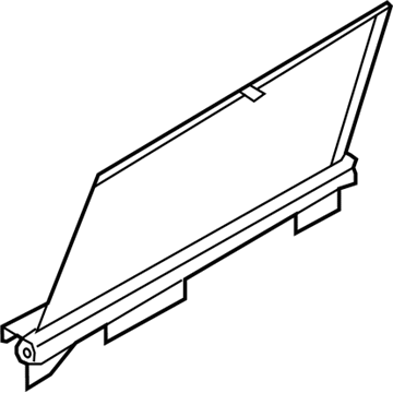 Ford AE9Z-74402A34-AC Sunshade, Charcoal, Passenger Side AE9Z-74402A34-AC Ford Sunshade, Charcoal, Passenger Side Illustration 1 of 1